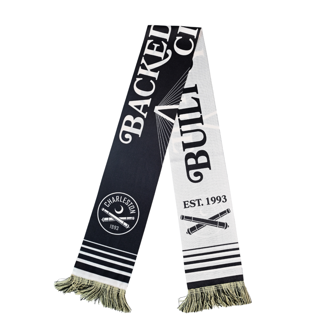 COOTIE Hooligan Scarf ブラック×ホワイト Statement Scarf – Charleston Battery Team Store