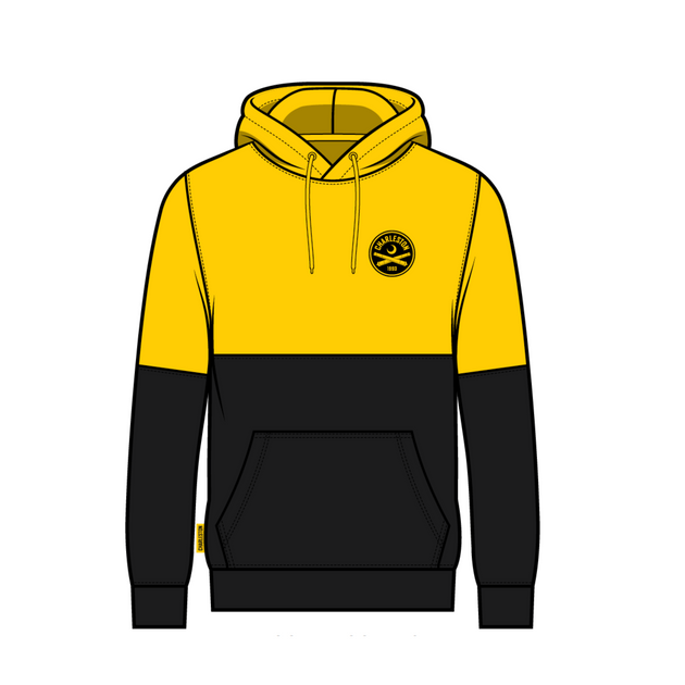 Yellow hoodie online template