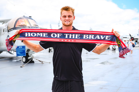 Red, White, and Blue Scarf