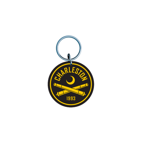 Charleston Battery Black Crest Keychain