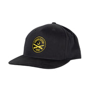 Richardson Hat in Black With Black Patch Logo