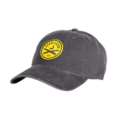 Richardson Ball Cap in Grey with Yellow Patch Logo